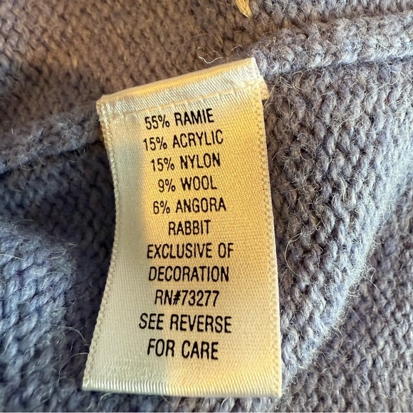 Croft & Barrow Women’s blue Snowman Winter Zip Cardigan Sweater XL Embroidered - Picture 13 of 14